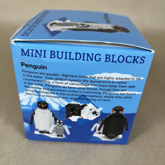 Impact Photographics - Penguin Mini Building Blocks Set - 47459 PUZZLE‎ NIB - Picture 4 of 7